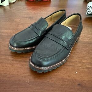 Madewell Black Leather Loafers